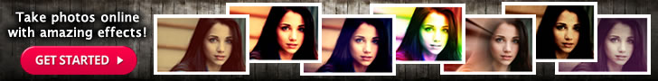 Take pictues online with webcam effects