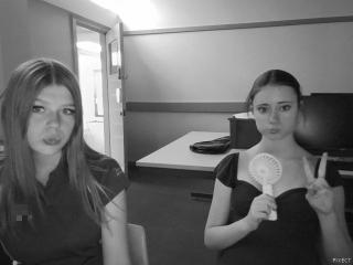 so hot today                                cause of us.