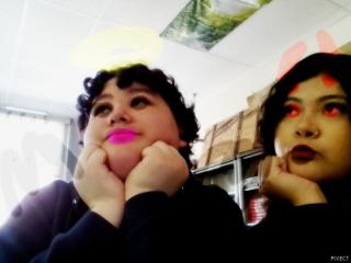 angle on the left and divle on the right