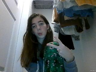 Staying up late in my closet.