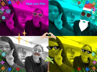 Shrek(miah#santaclause) and princess fiona(Allie#smartest and the richest)