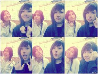 two cute kickinit in class duriing finals two cute kickinit in class duriing finals
