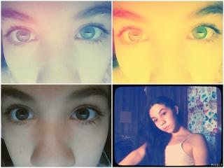 top two colored and the bottom two are not.... bottom right does have a retro filter tho top two colored and the bottom two are not.... bottom right does have a retro filter tho