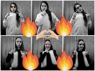 mijn tweeling zus en ik die lol hebben