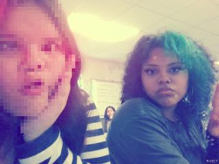 I blurred my face because she decided to mog #FakeFriends #CancelCarrieYoung