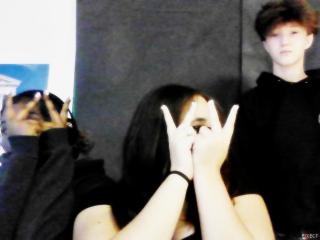 he looks scary - yazzie & brooklyn