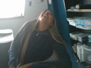 my friend having a quick laugh!