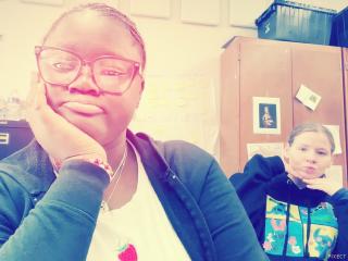 in MKSD school deaf boring just done work and friend tired becuase game basketball