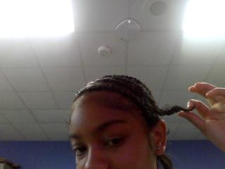 My hair is sticking up yall ); (Ion give af)