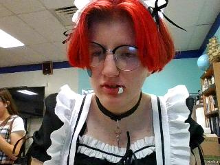 happy halloween yall not me wearng a maid suit