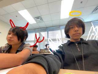 Angel and devil