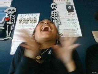 someone tell her to calm down!?