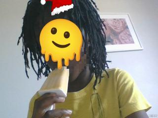 licking popsicle