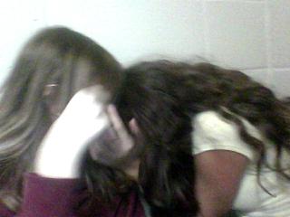 me and my husband making out