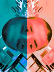 Gummy bear song in goes red split goes blue Gummy bear song in goes red split goes blue