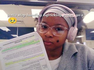 I swear packets everyday