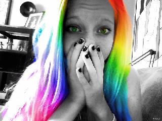 #Rainbow_babe. Email me! ~ lil_blondie