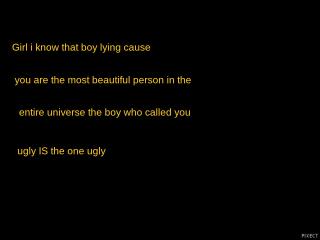 like i know he cant be talking like i know he cant be talking