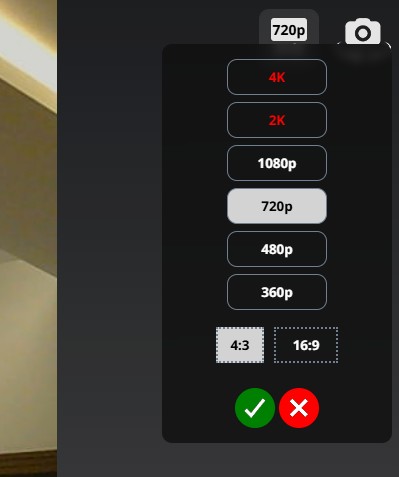 change resolution and aspect ratio